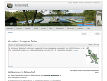 Tablet Screenshot of behlendorf.de